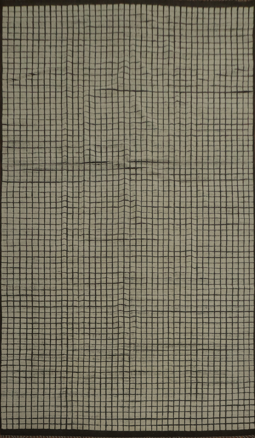 All-Over Checkered Moroccan Modern Large Rug 12x19