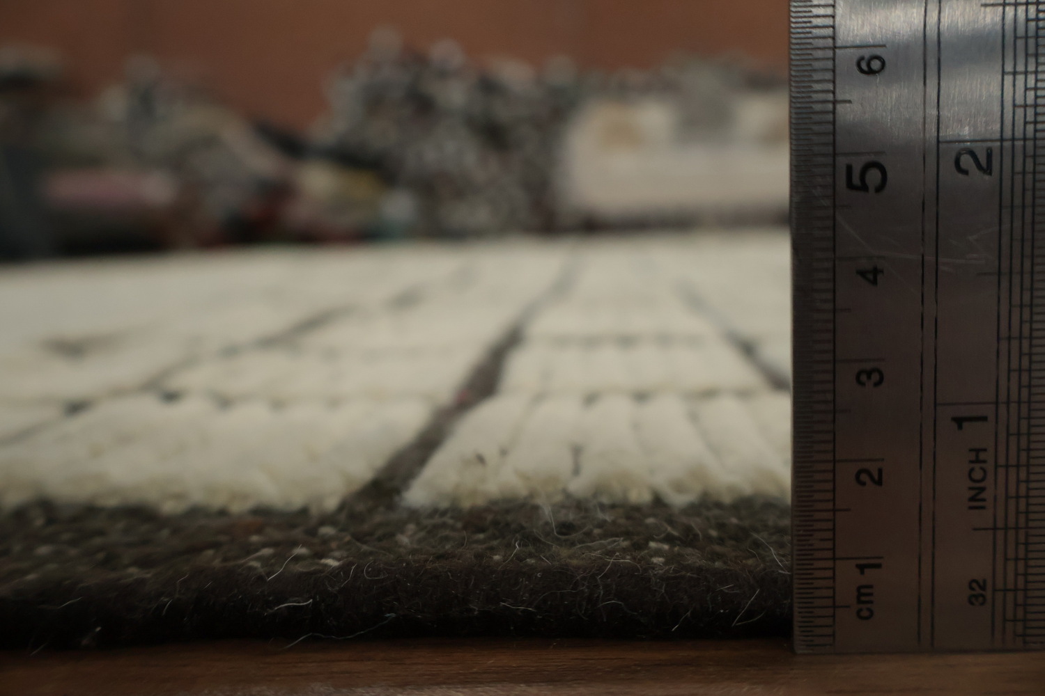 All-Over Checkered Moroccan Modern Large Rug 12x19