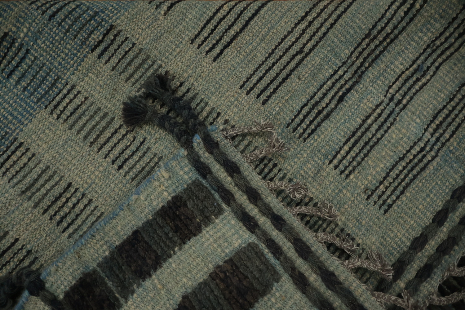 All-Over Checkered Moroccan Oriental Area Rug 9x13