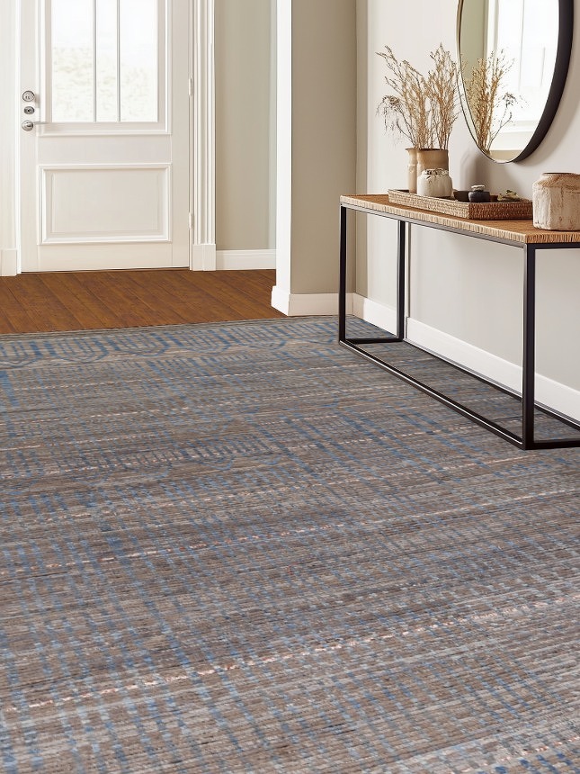 All-Over Striped Moroccan Oriental Area Rug 9x13