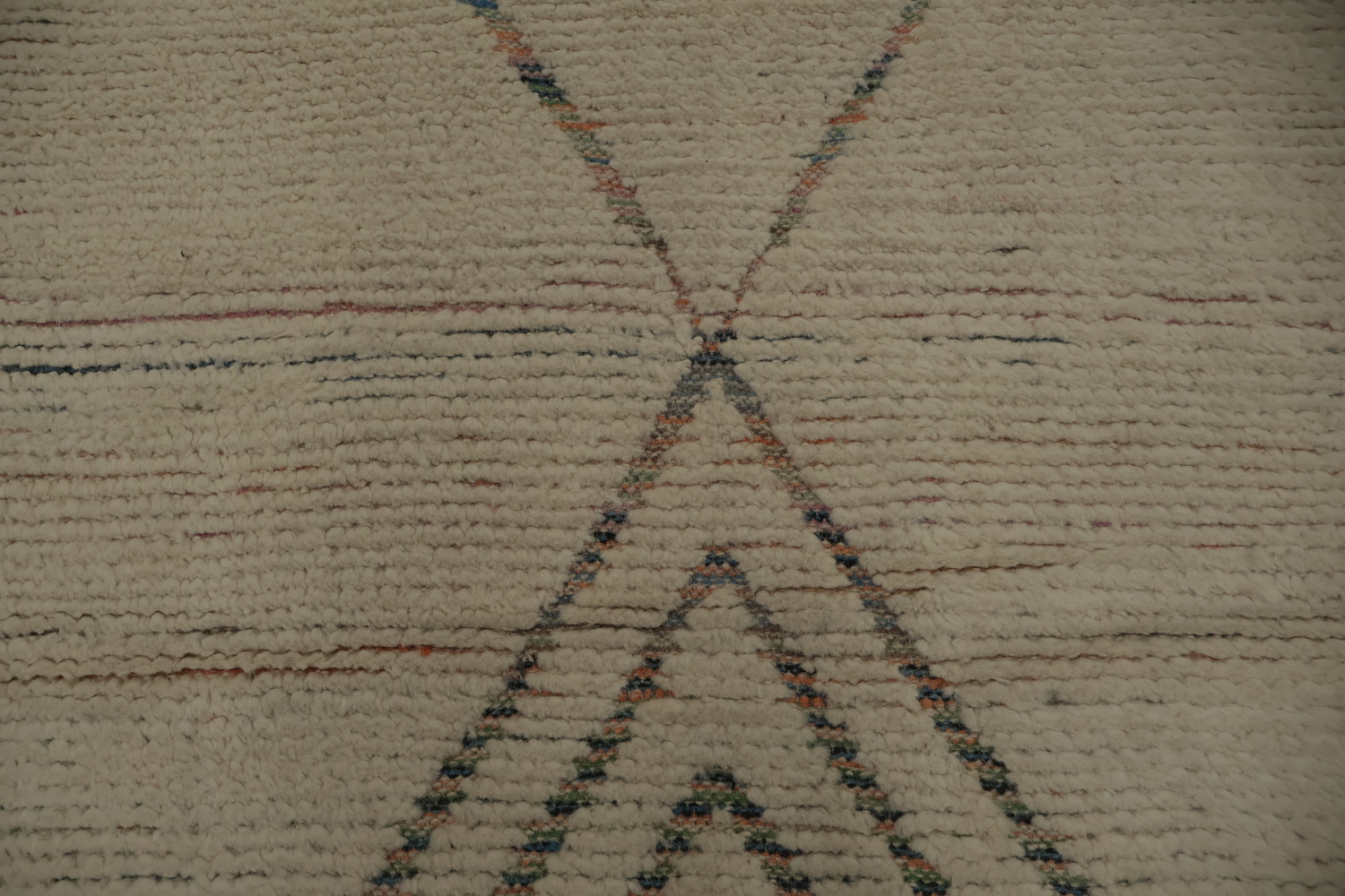 Earth Tone Wool Moroccan Large Modern Rug 12x19
