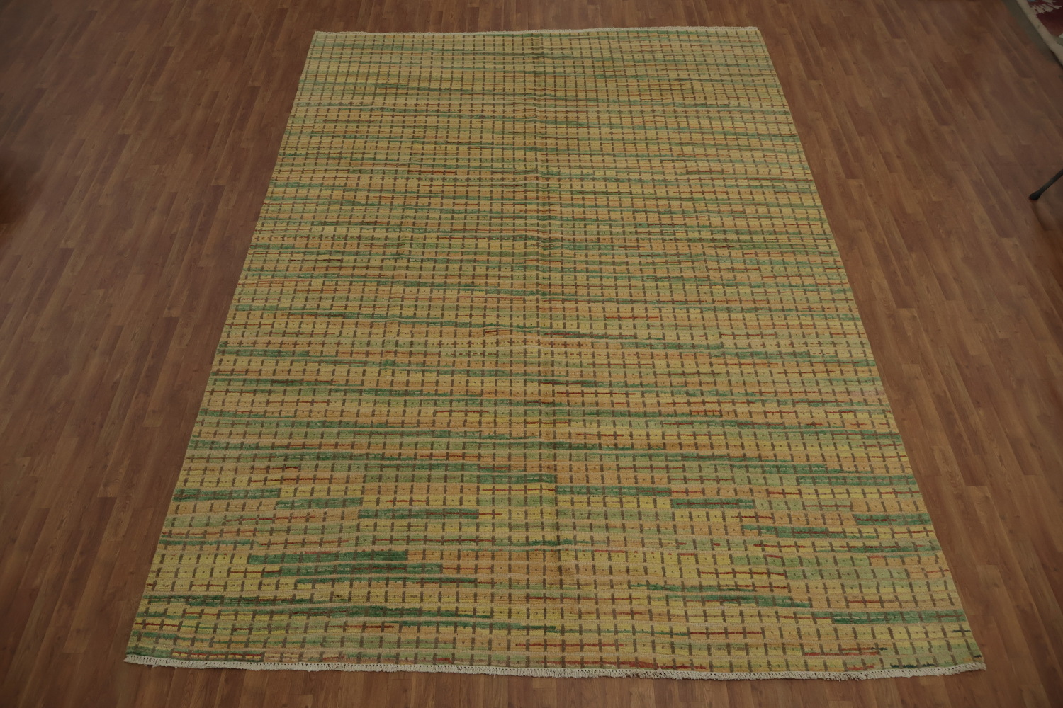 Sophisticated Toned Moroccan Large Rug 10x14 with Artistic Weave