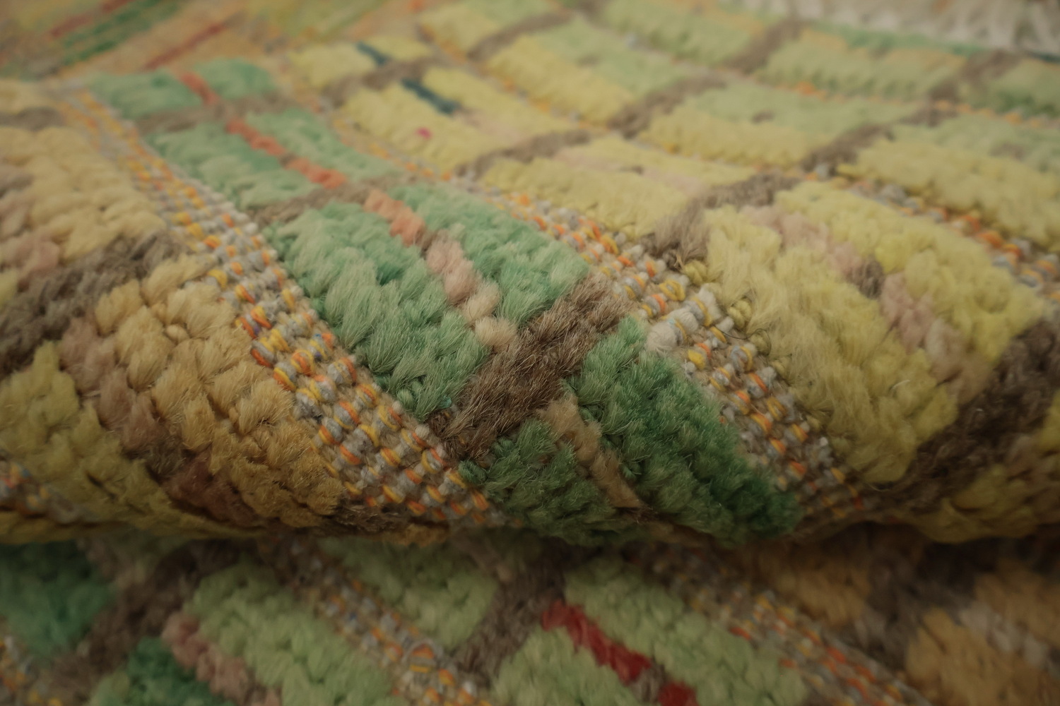 Sophisticated Toned Moroccan Large Rug 10x14 with Artistic Weave
