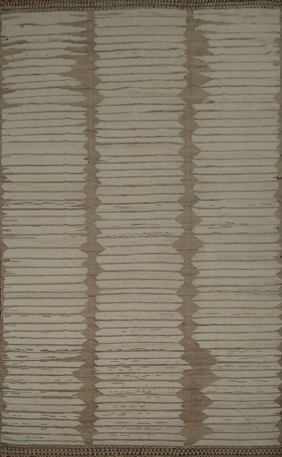 All-Over Striped Moroccan Handmade Large Rug 13x20