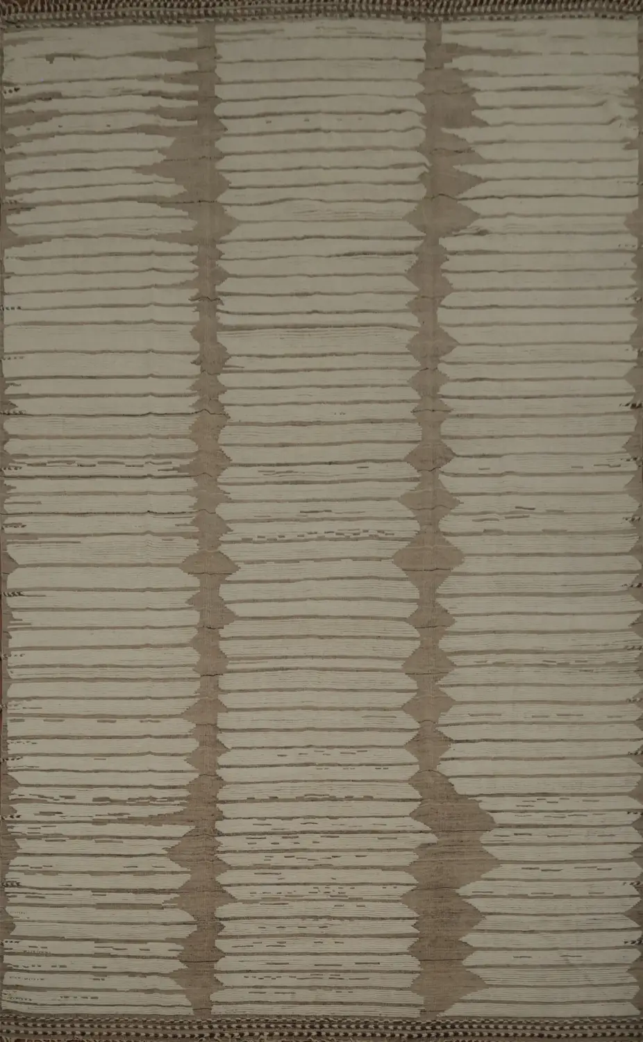 All-Over Striped Moroccan Handmade Large Rug 13x20