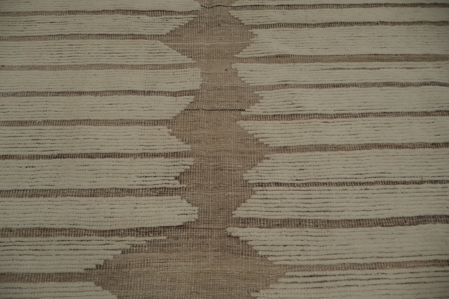 All-Over Striped Moroccan Handmade Large Rug 13x20