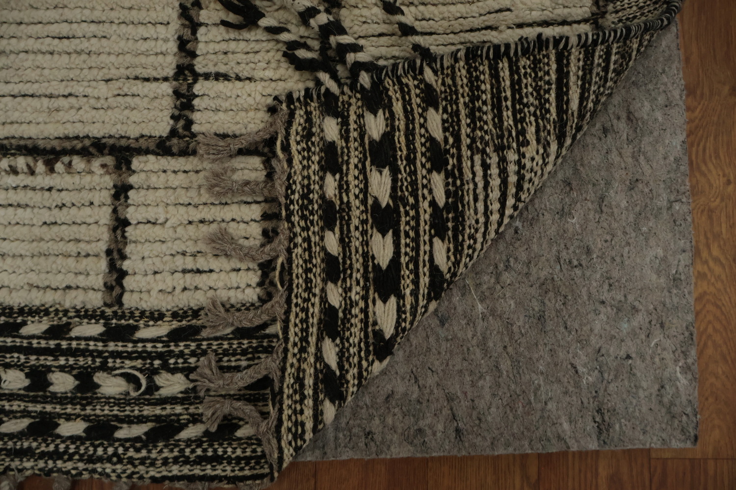 All-Over Trellis Wool Moroccan Large Oriental Rug 10x16