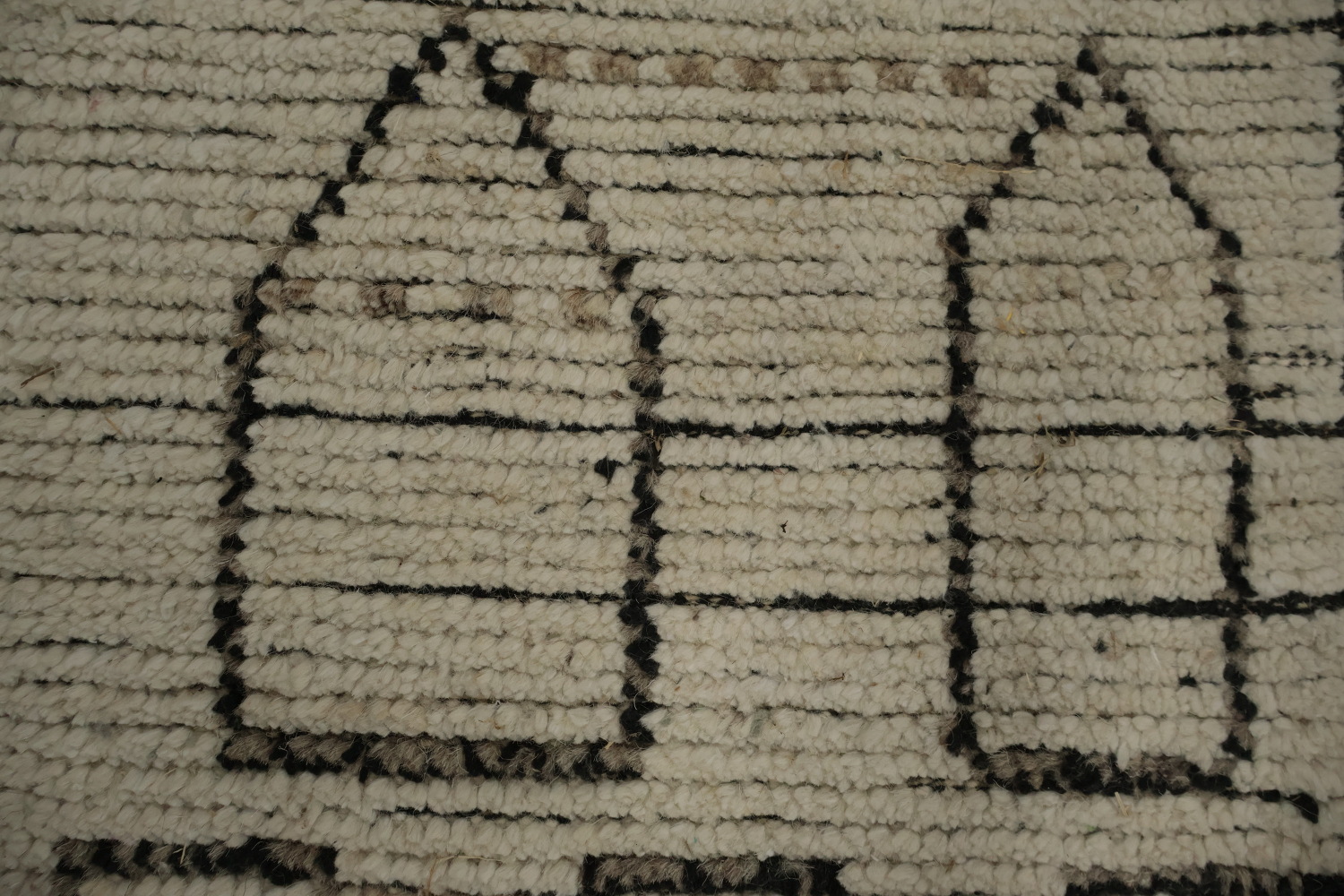 All-Over Trellis Wool Moroccan Large Oriental Rug 10x16