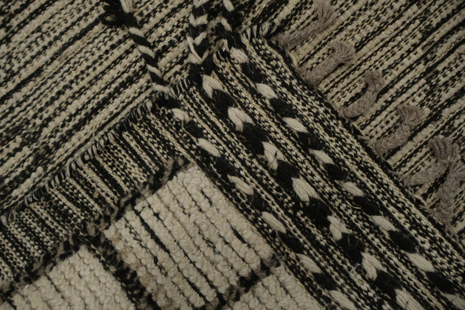 All-Over Trellis Wool Moroccan Large Oriental Rug 10x16