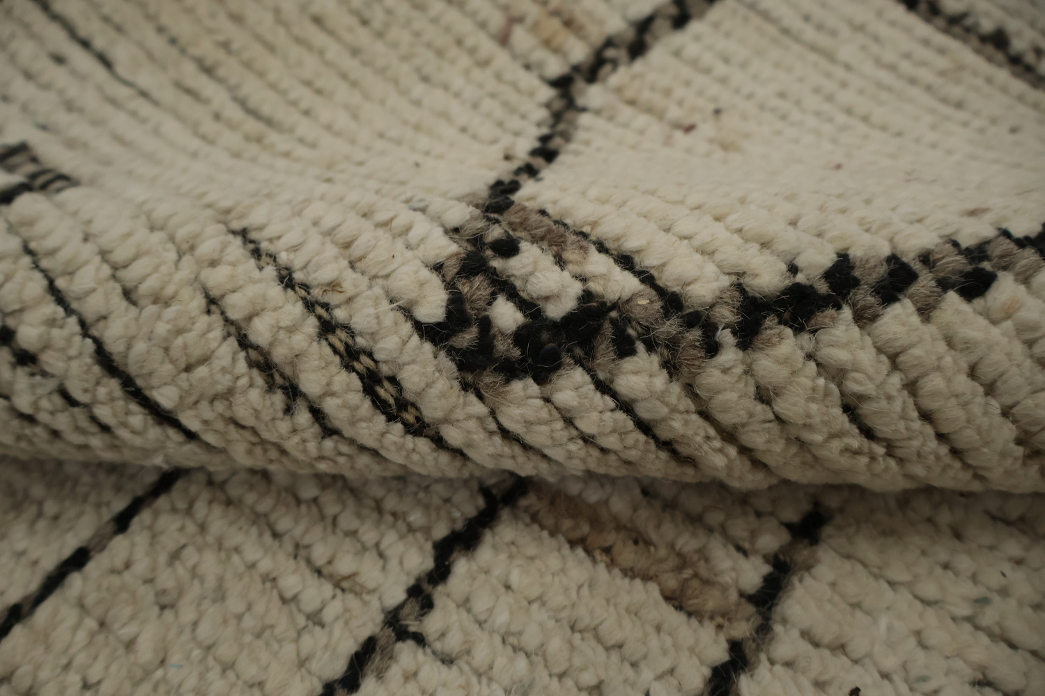 All-Over Trellis Wool Moroccan Large Oriental Rug 10x16
