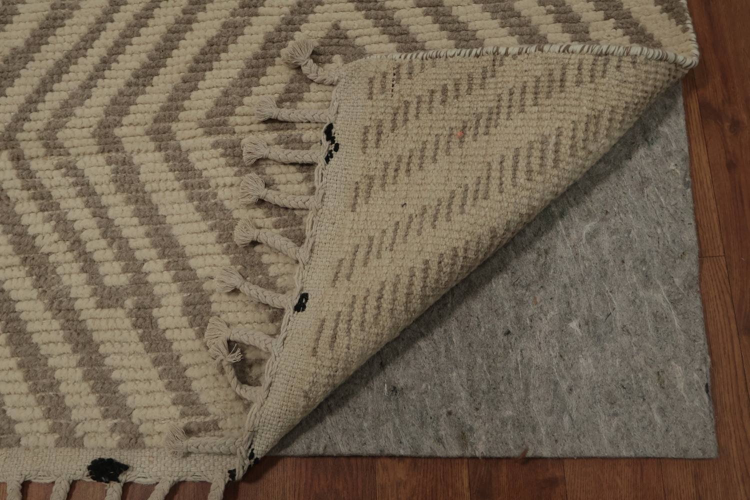 All-Over Geometric Moroccan Handmade Large Rug 10x15