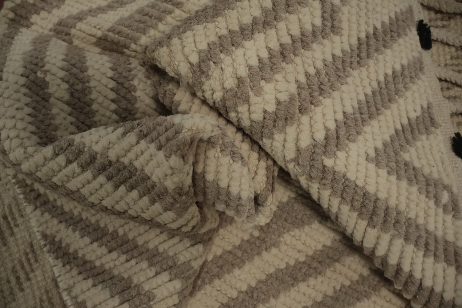 All-Over Geometric Moroccan Handmade Large Rug 10x15