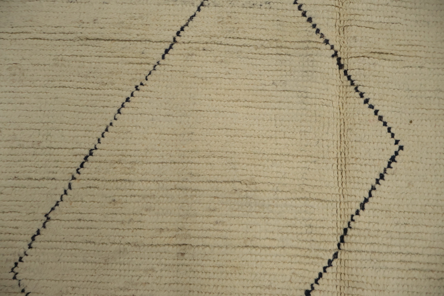Handcrafted Moroccan Area Rug 6x10 with Elegant Neutral Tones