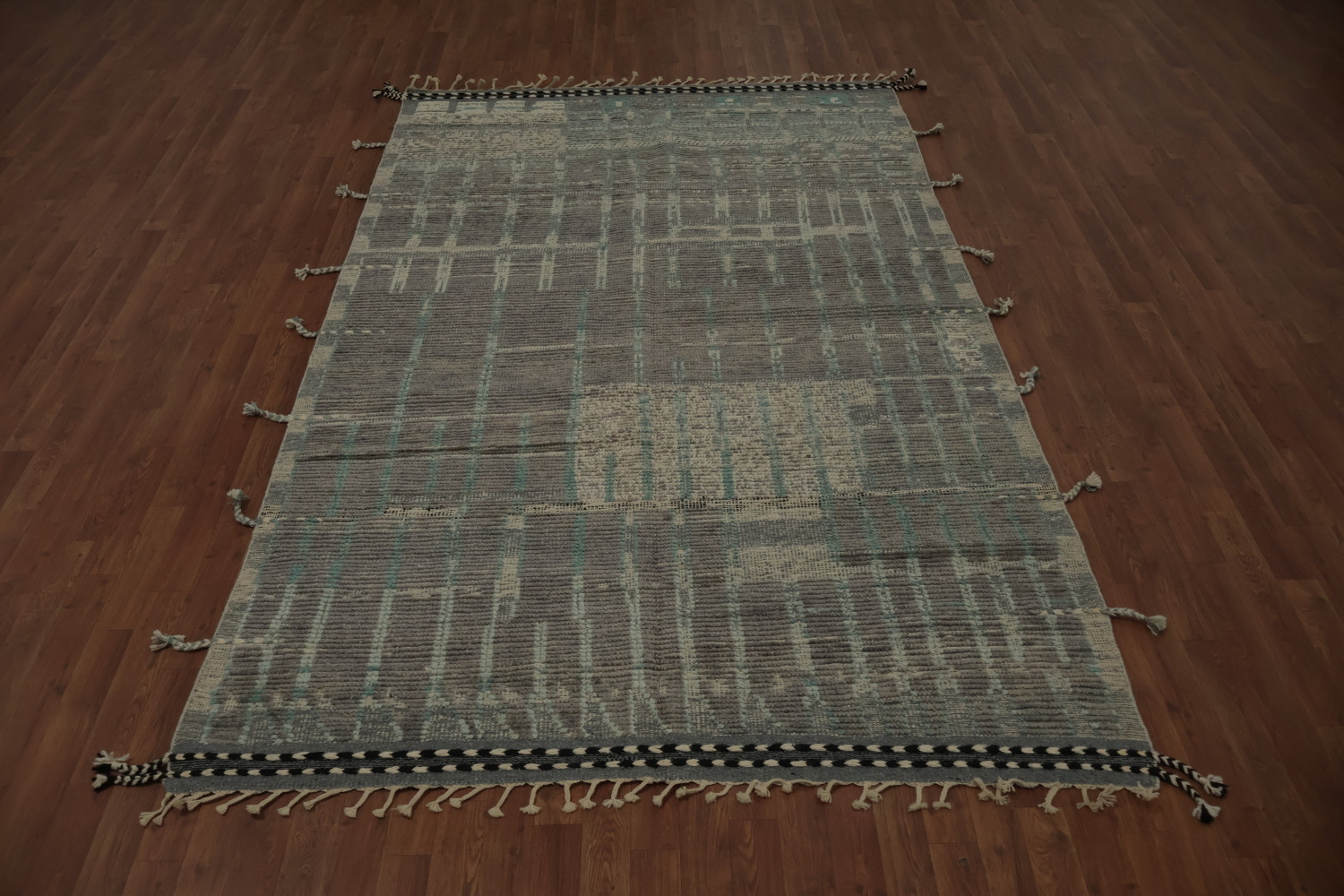 Handmade Wool Moroccan Oriental Area Rug 6x9