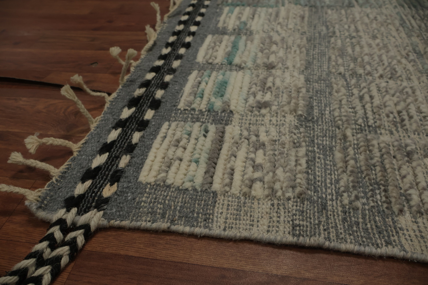 Handmade Wool Moroccan Oriental Area Rug 6x9