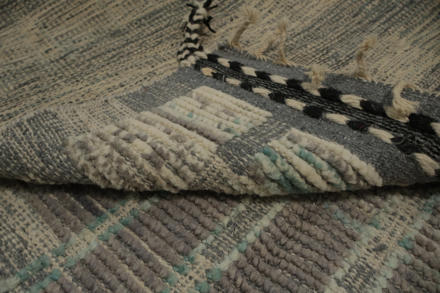 Handmade Wool Moroccan Oriental Area Rug 6x9
