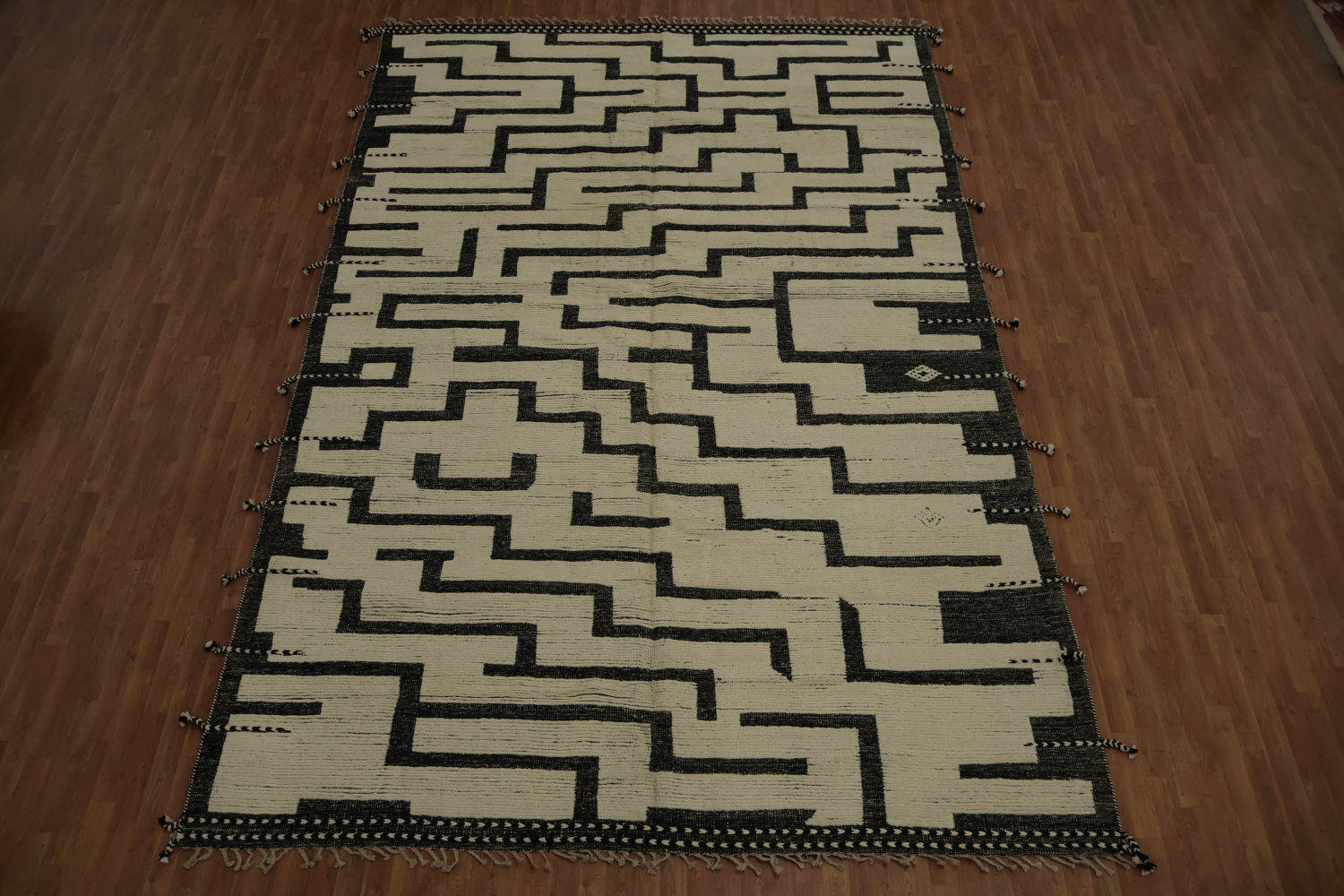 Handmade Geometric Moroccan Large Rug 10x15