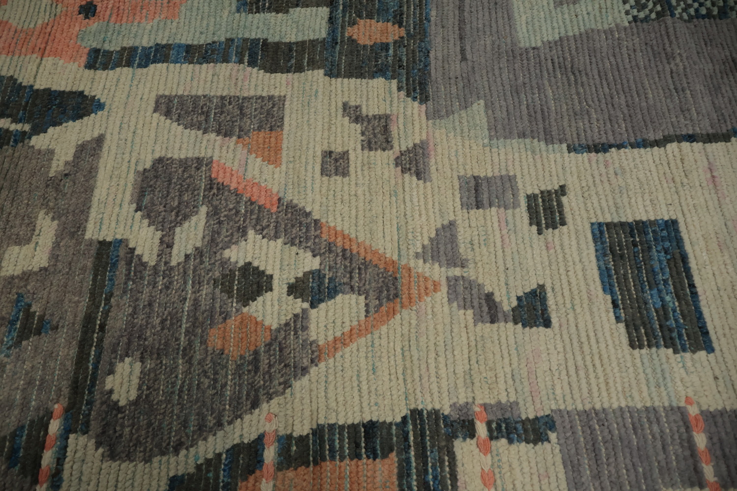 All-Over Handmade Moroccan Abstract Area Rug 8x12