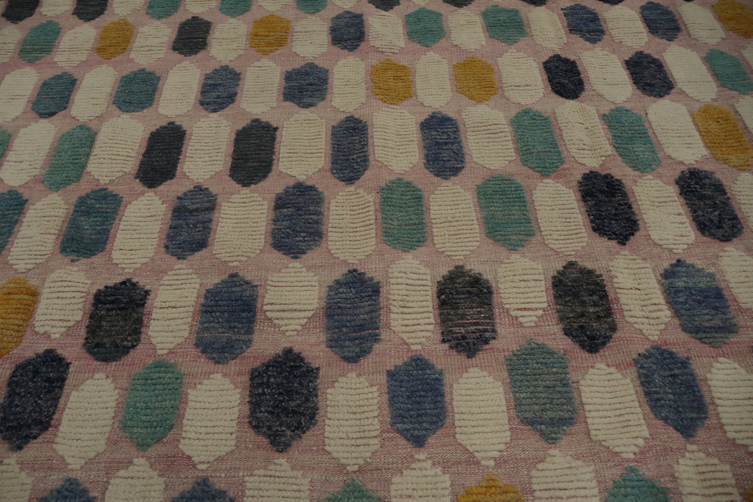 Multicolor Geometric Moroccan Large Rug 12x16 Perfect for Modern Decor