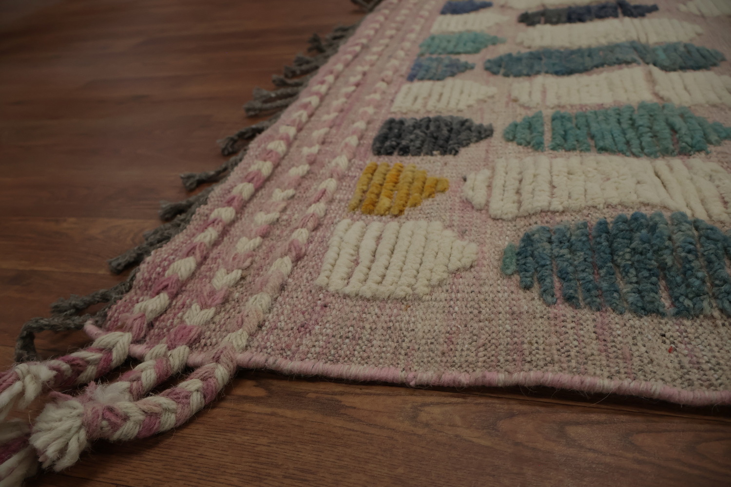 Multicolor Geometric Moroccan Large Rug 12x16 Perfect for Modern Decor