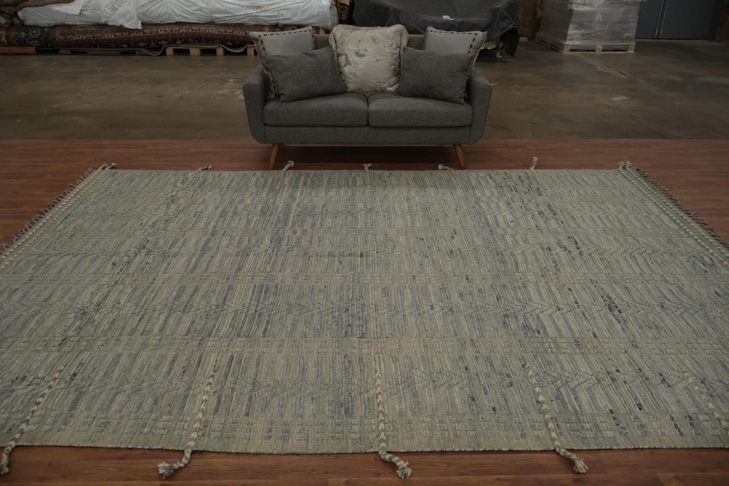 Modern Moroccan Area Rug 9x12 Ideal for Living Room Elegance