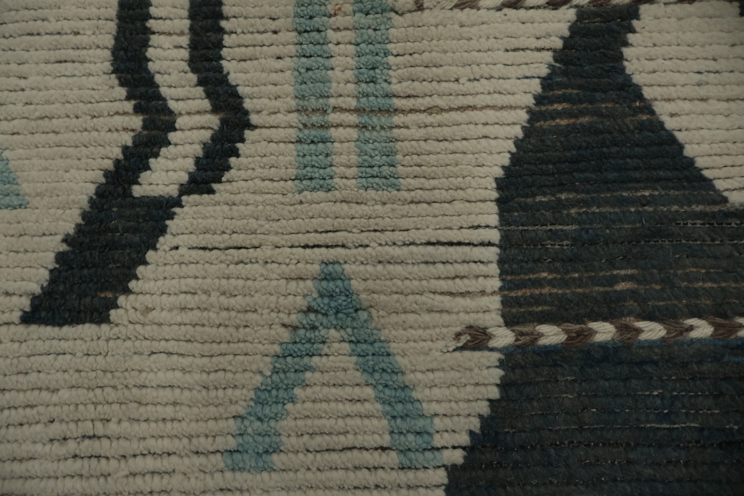 Handmade Wool Moroccan Large Abstract Rug 12x18