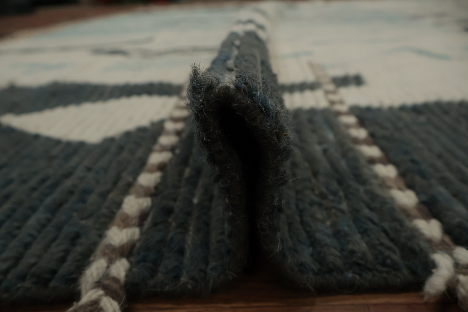 Handmade Wool Moroccan Large Abstract Rug 12x18