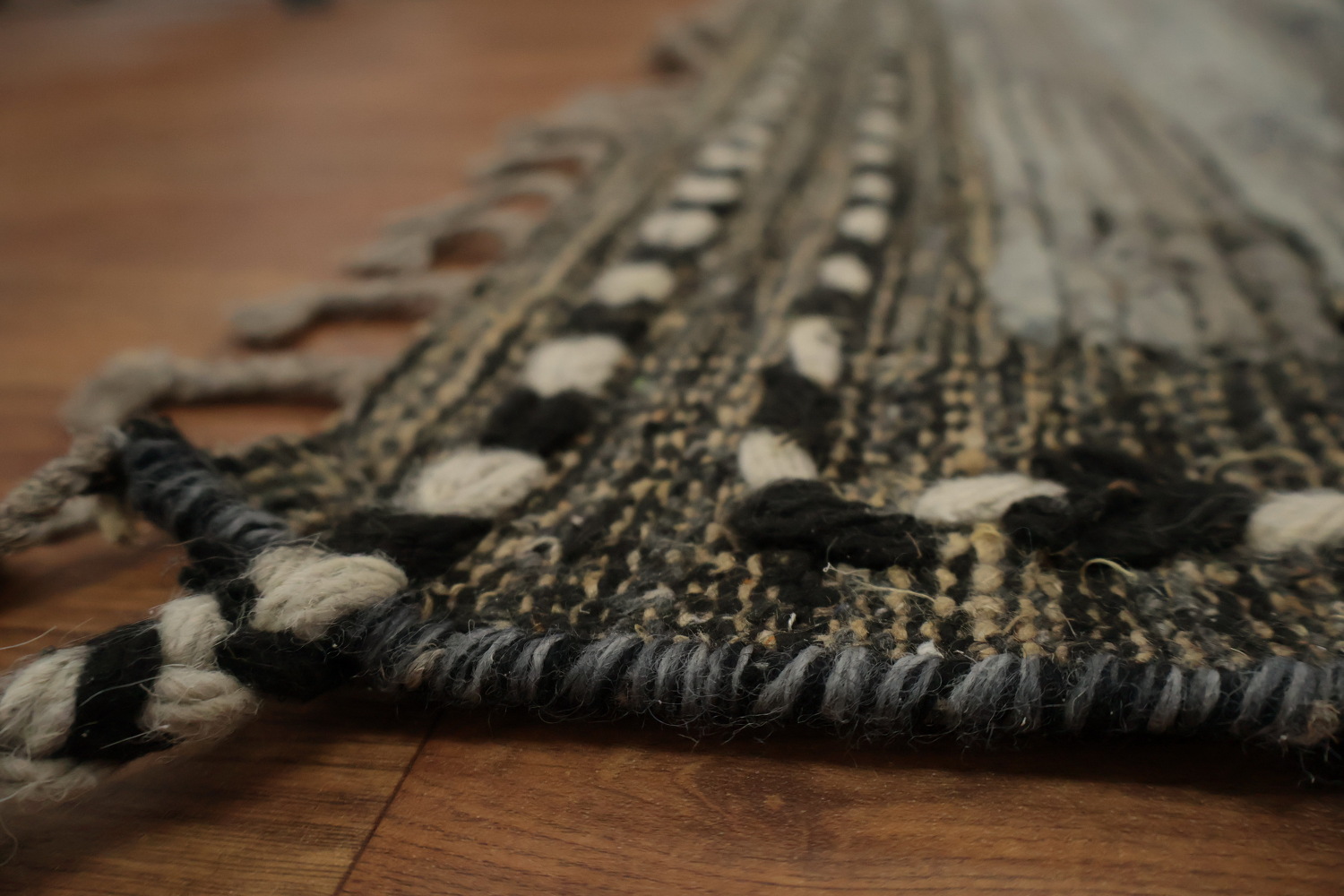 All-Over Trellis Wool Moroccan Abstract Area Rug 9x13