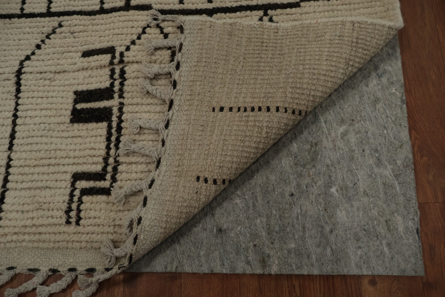 All-Over Abstract Moroccan Handmade Large Rug 10x14