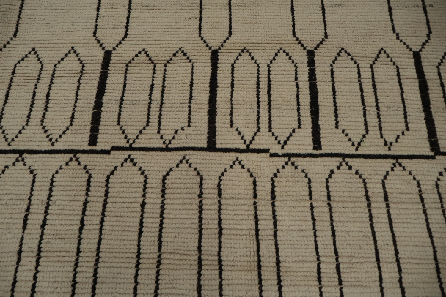 All-Over Abstract Moroccan Handmade Large Rug 10x14