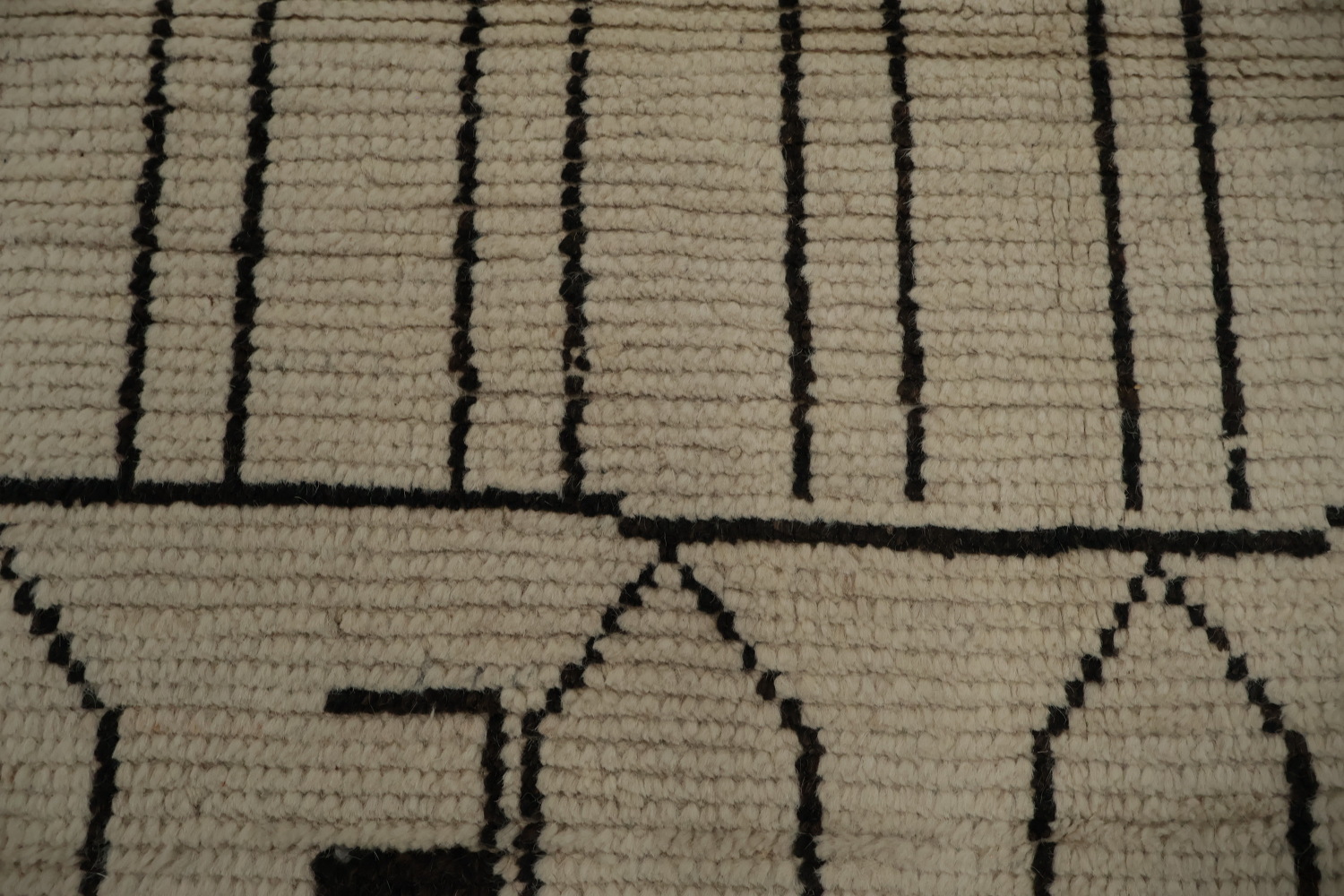 All-Over Abstract Moroccan Handmade Large Rug 10x14