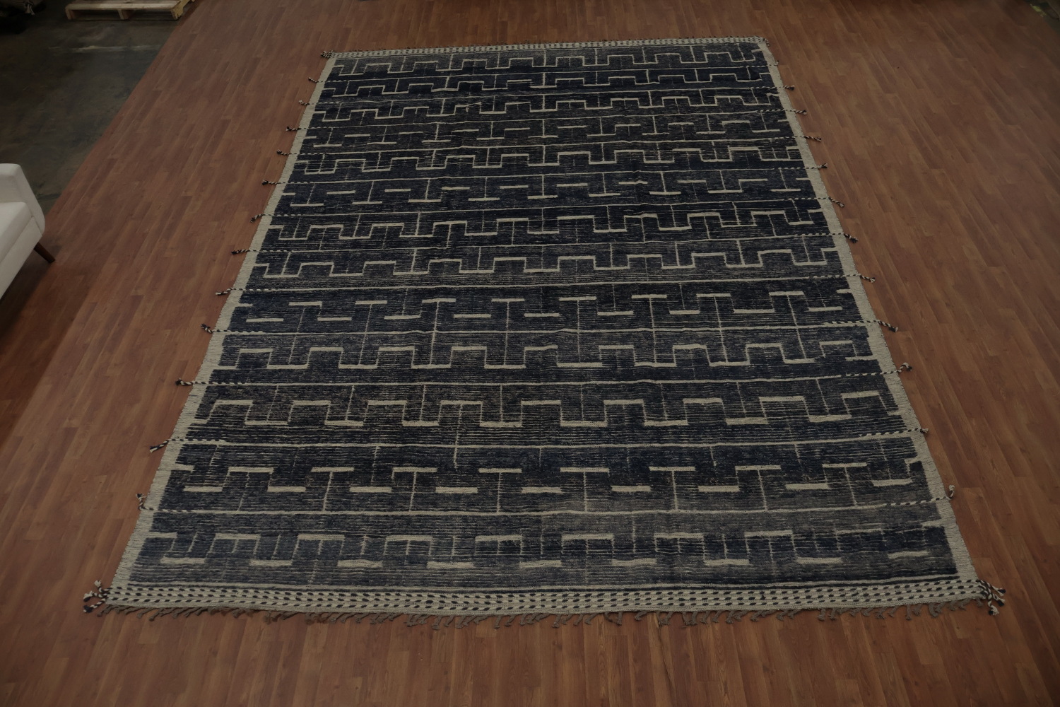 All-Over Handmade Moroccan Palace Size Rug 12x17