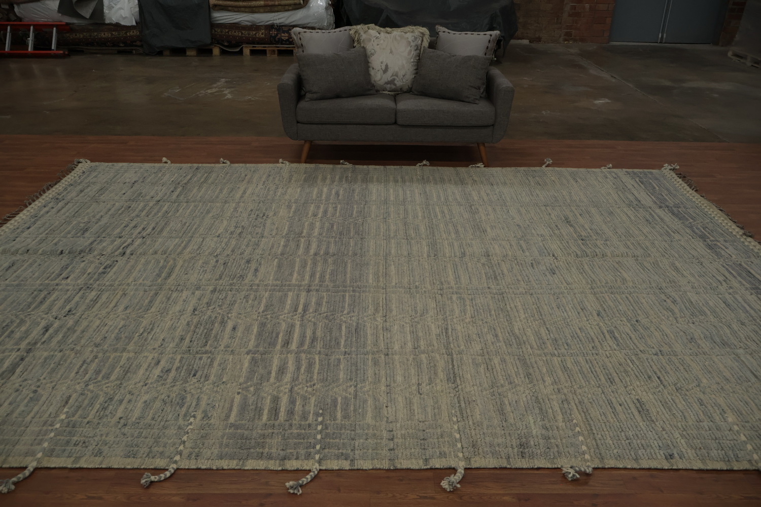 Sophisticated Earthy Tone Moroccan Large Rug 10x14 for Stylish Interiors