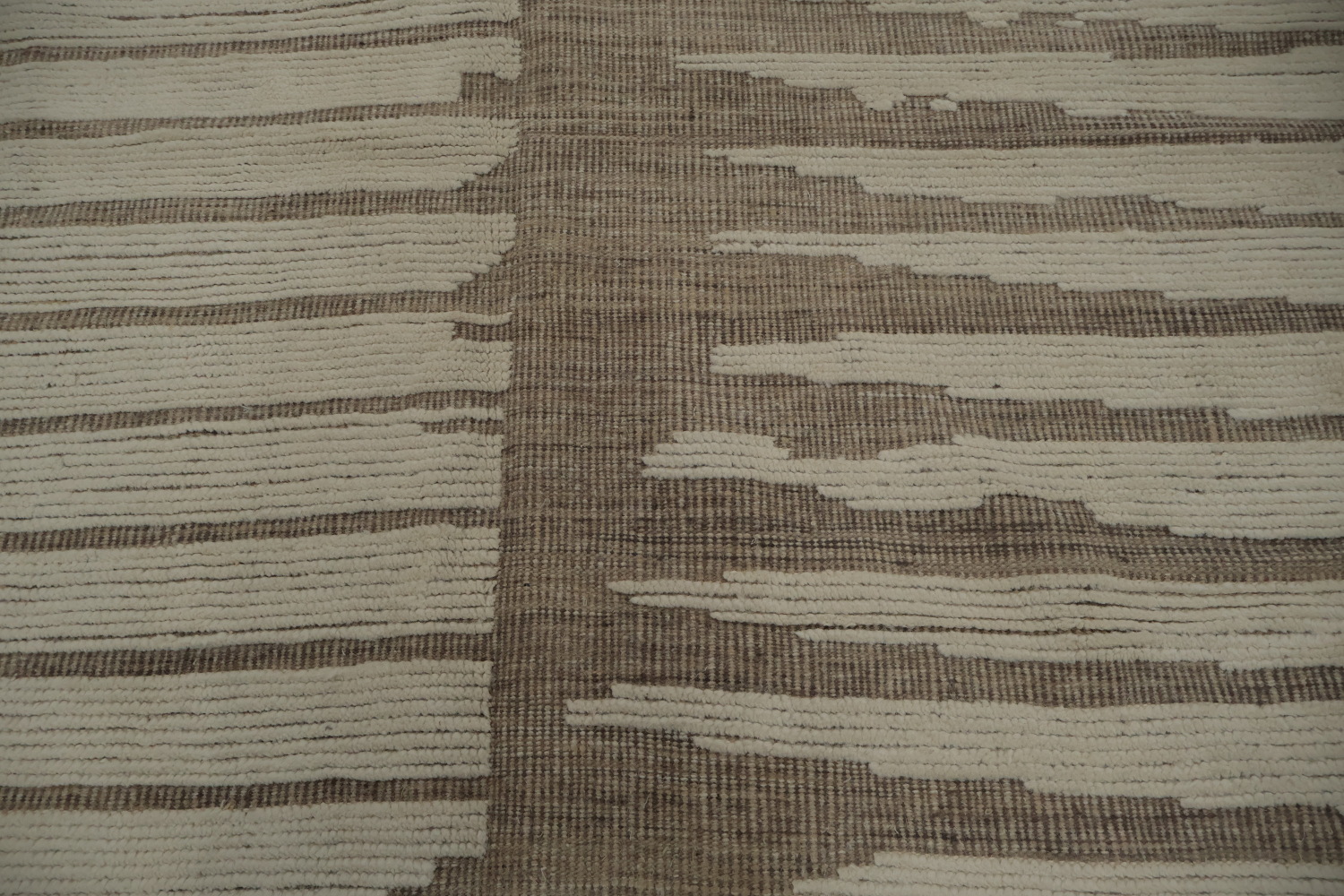 Handmade Wool Moroccan Large Abstract Rug 10x15