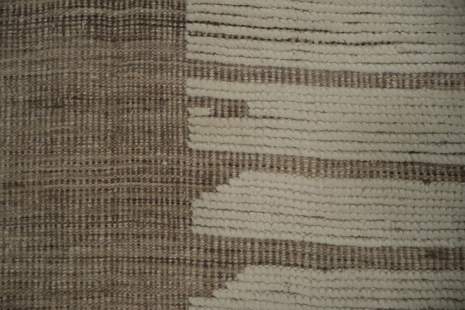 Handmade Wool Moroccan Large Abstract Rug 10x15