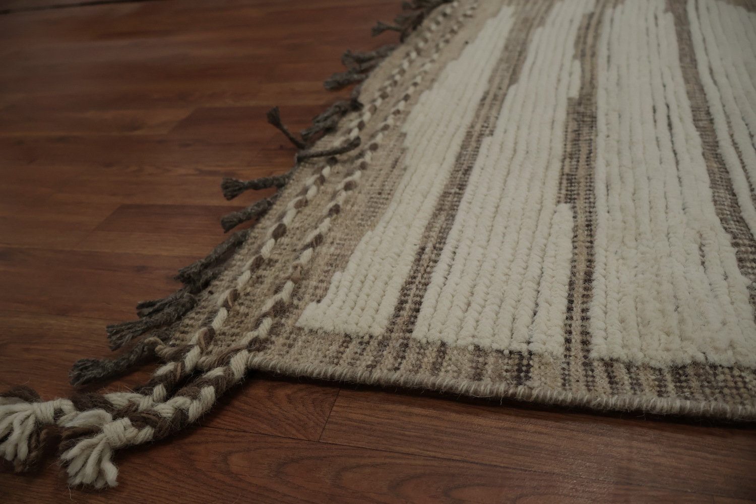 Handmade Wool Moroccan Large Abstract Rug 10x15