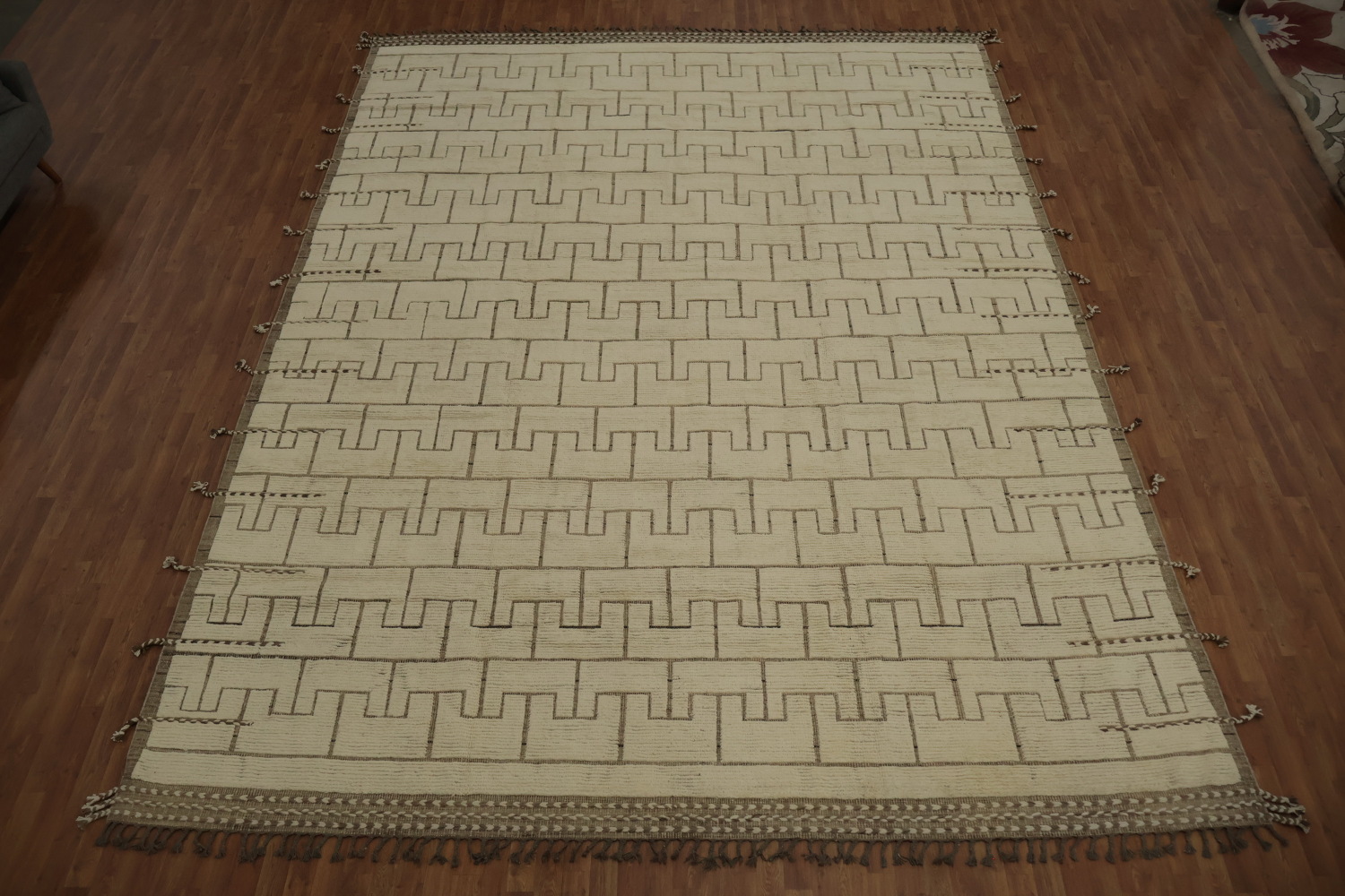 Stylish Moroccan Large Rug 12x16 Perfect for Contemporary Interiors