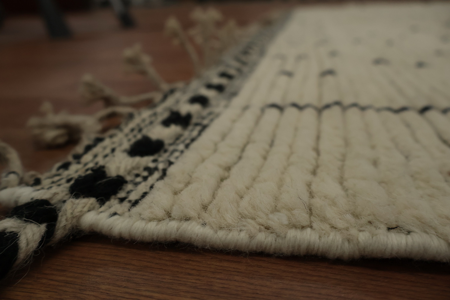 Handmade Wool Moroccan Oriental Area Rug 7x11