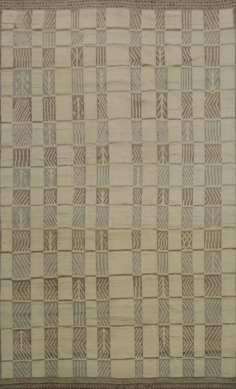 Elegant Moroccan Large Rug 12x16 with Neutral Shades for Modern Homes