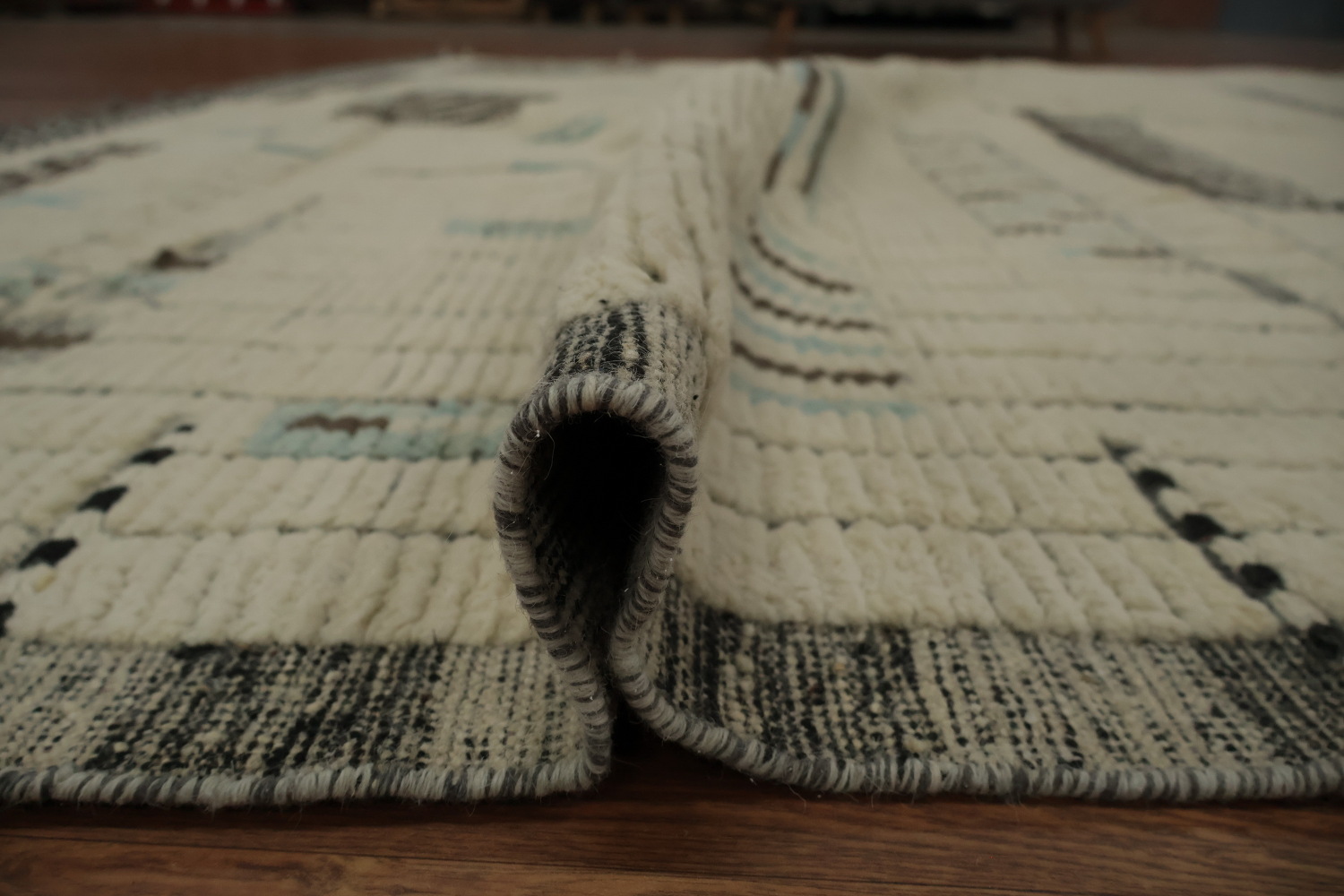 Minimalist Moroccan Large Rug 12x16 Perfect for Sophisticated Decor