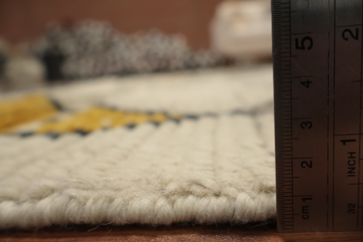 Tribal-Inspired Moroccan Area Rug 7x11 with Bold Diamond Motifs
