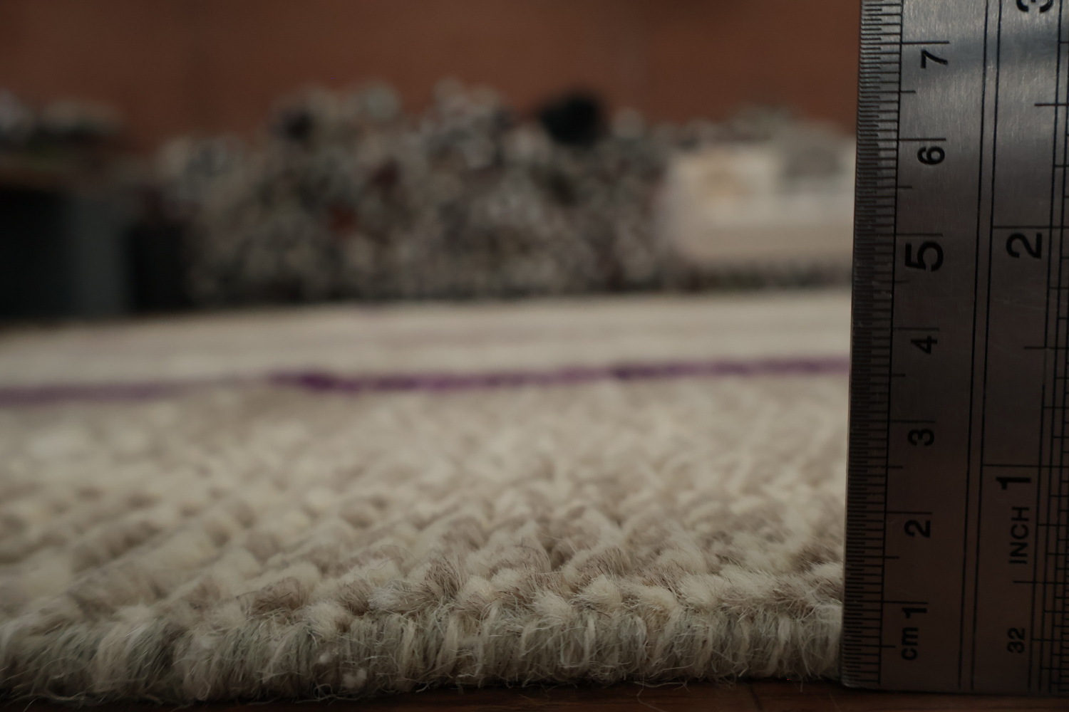 Artistic Linear Moroccan Large Rug 10x14 in Calming Earth Tones