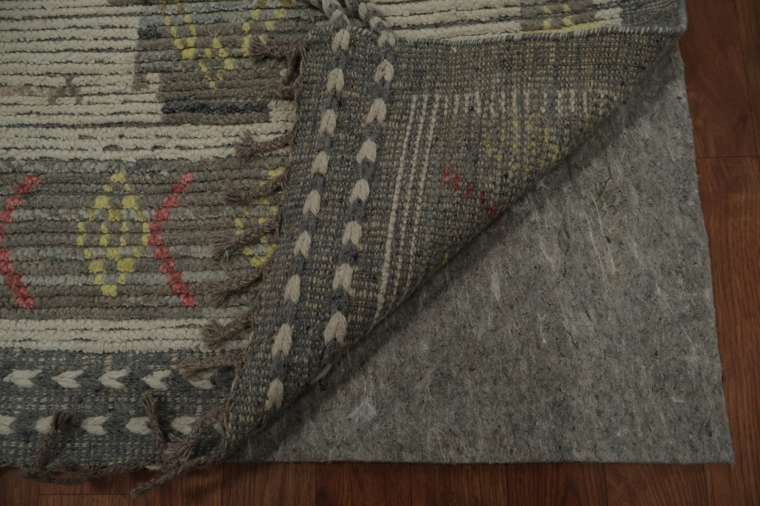 Geometric Wool Moroccan Wool Large Rug 10x15