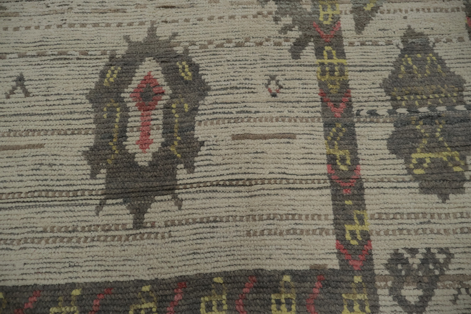 Geometric Wool Moroccan Wool Large Rug 10x15