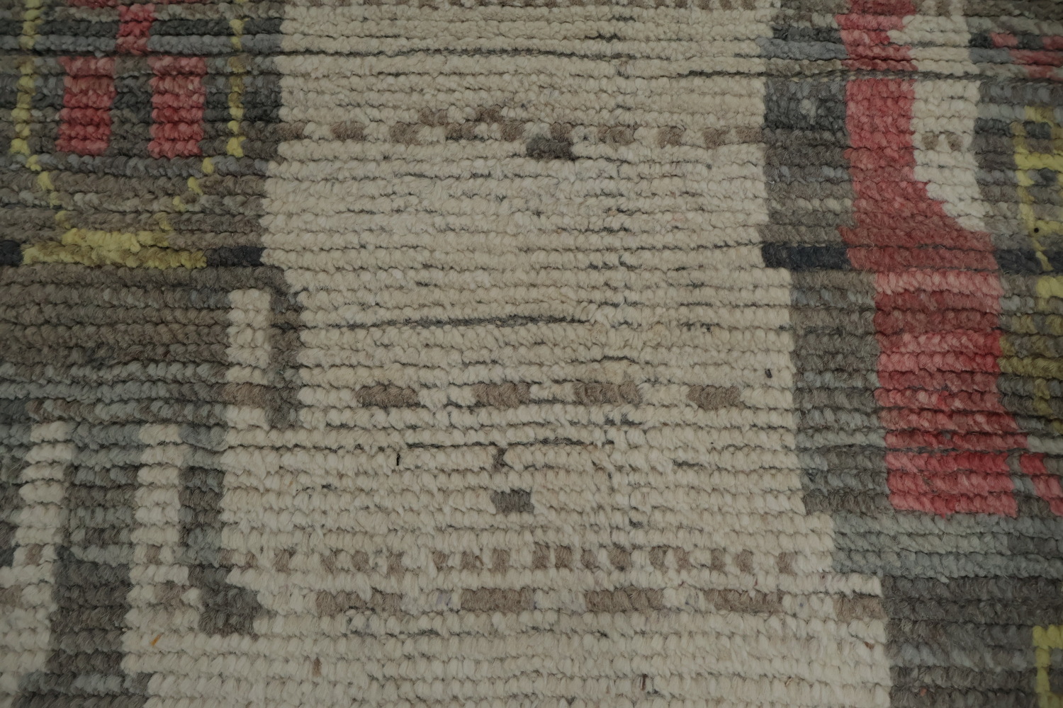 Geometric Wool Moroccan Wool Large Rug 10x15