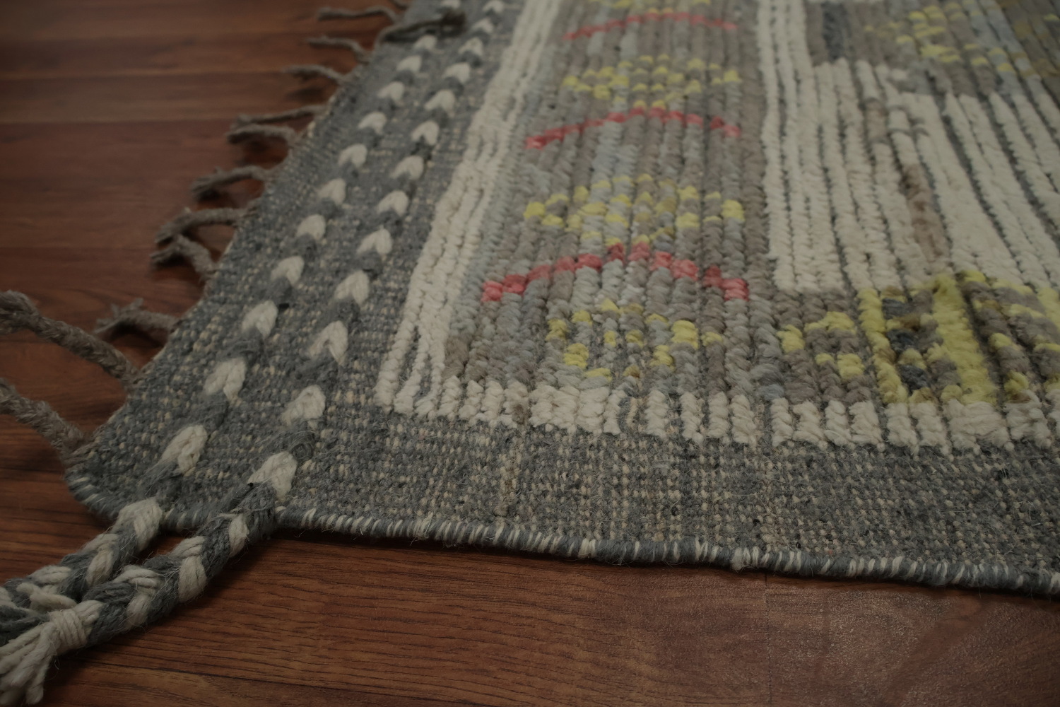 Geometric Wool Moroccan Wool Large Rug 10x15