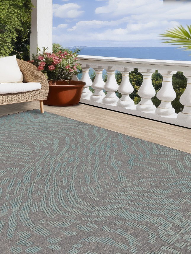 All-Over Abstract Moroccan Area Rug 10x12
