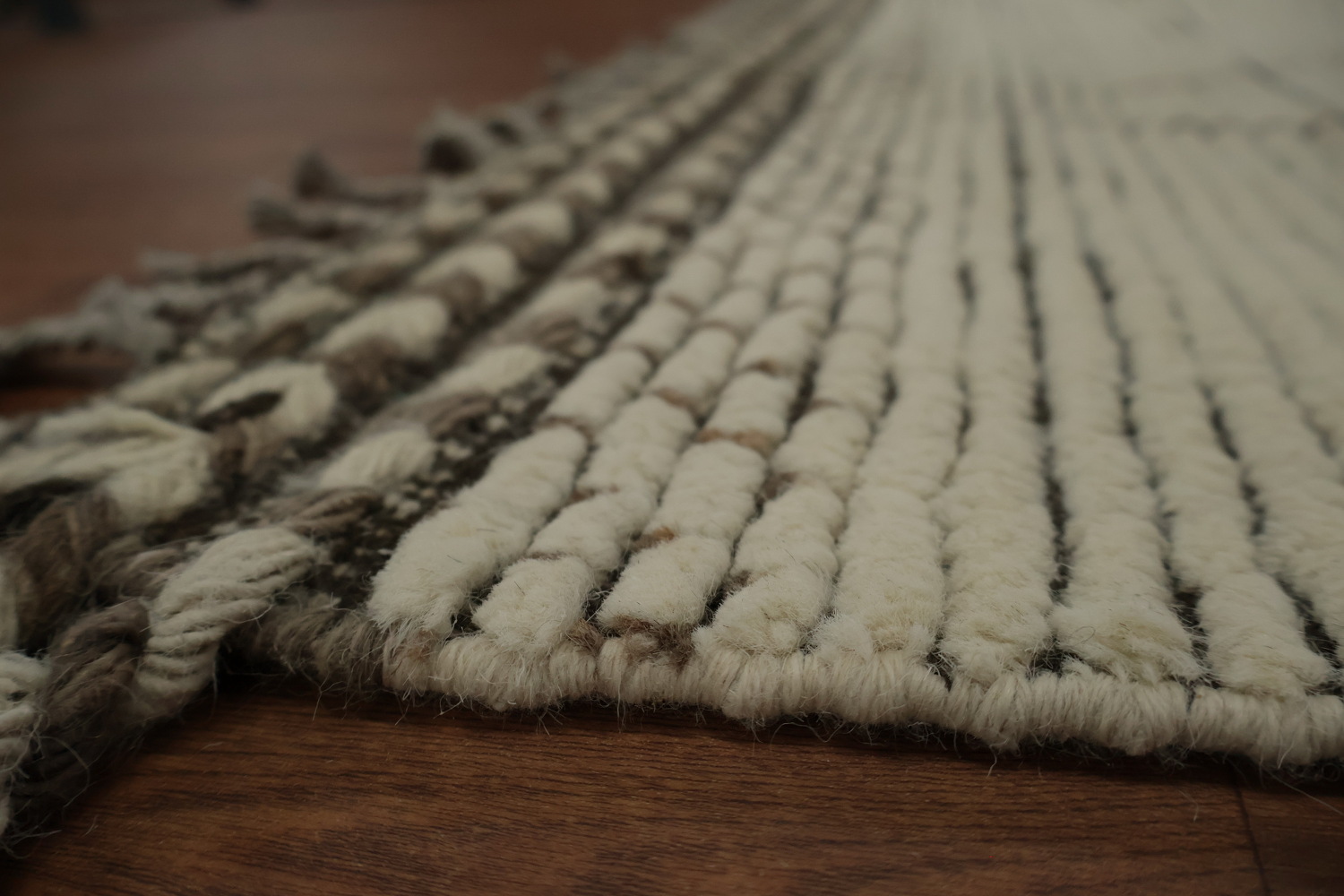 Neutral Moroccan Large Rug 10x15 Featuring Delicate Diamond Accents