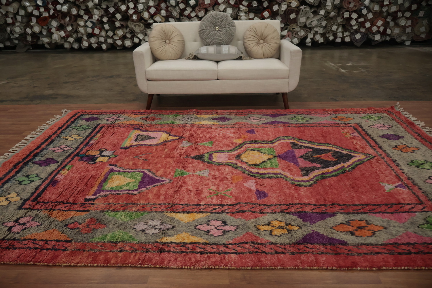 Handmade Plush Moroccan Oriental Area Rug 8x11