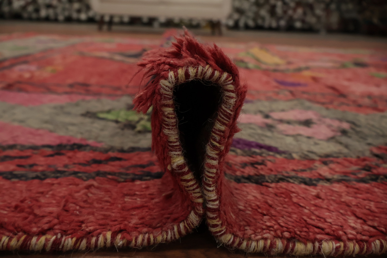 Handmade Plush Moroccan Oriental Area Rug 8x11